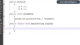 Java tutorials for beginners 8 Creating java program with methods and constructors