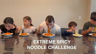 Extreme Spicy Noodle Challenge ( I WAS ON FIRE )