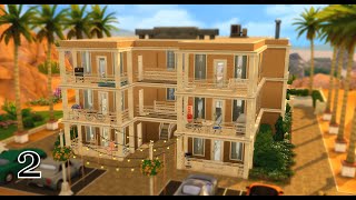 Furnishing Two Apartments for my Oasis Springs Complex | Apartment Complex Part 2 | The Sims 4