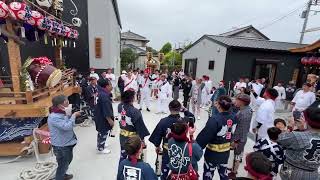 上須賀館山神社　仲町祝い　神輿渡御　長須賀熊野神社