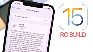 iOS 15 RC Released - What's New?