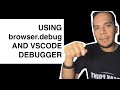 using browser.debug with vscode debugger to debug a webdriverio test