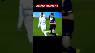 Zlatan Ibrahimovic vs Ramos (PSG vs Real madrid ) crazy tackel 😤