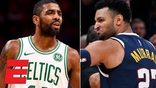 Jamal Murray scores 48 points, Kyrie Irving throws ball into crowd | NBA Highlights