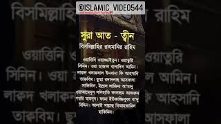 sura attin  সূরা-আত তিন #india #bangladesh #viral #youtubeshorts #live #tiktok #shortvideo #quran..