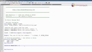 VB Scripting - Using Procedures - Part 2