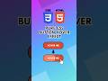 HTML CSS  for Beginners | Pure CSS Button hover  effect No JavaScript #css #html  #htmlcsstutorial