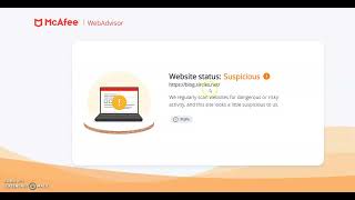 sircles.net is a a SCAM website. Flagged By McAfee Web Advisor As "Suspicious"