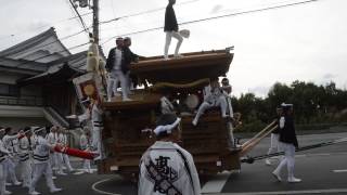 2014堺市だんじり祭り美福連合・宵宮　北高尾②（平成26年5月4日）