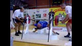 Antti Liimatainen (FIN) 2.att.: 182,5 kg - 2004 European Men's Benchpress Championships, kat. -75 kg