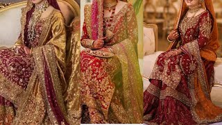 Bridal Gharara Collection// Trendy Dulhan Gharara #trending #viral #bridal #gharara #wedding