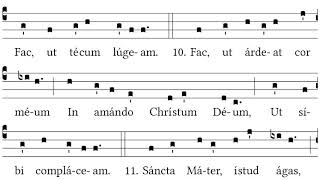 Stabat Mater Dolorosa (At the Cross Her Station Keeping, Latin, all verses) - Gregorian Chant