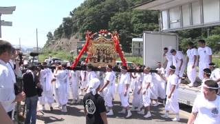 山田町「大杉神社」神輿修復お披露目①