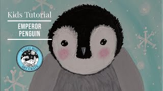 Kids Art Tutorial: Emperor Penguin