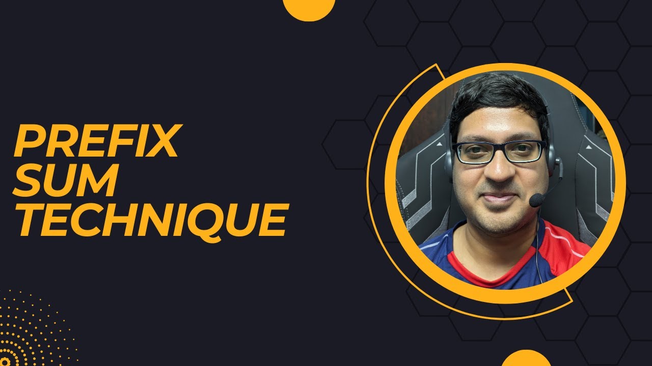 Prefix Sum Technique Youtube