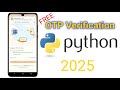 How to send SMS web API using Python | OTP Verification #2025 | first to sms | OTP Verify Messages|