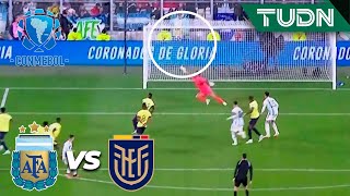 ¡TAGLIAFICO sacó una raya y casi hace gol! | Argentina 0-0 Ecuador | CONMEBOL-Eliminatoria 2023|TUDN