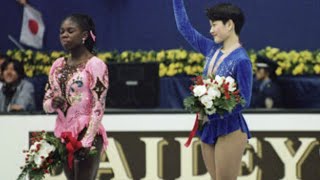 Bonaly v Sato: 1994 World Figure Skating (Short \u0026 Free Skates) (U.S. TV)