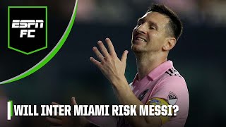Lionel Messi a ‘GAME DAY DECISION’ 😬 Will Inter Miami risk their star vs. Houston Dynamo? | ESPN FC