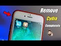 How to delete Cydia from iPhone || How to unjailbreak any iPhone completely