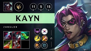 Kayn Jungle vs Lillia: Rampage - KR Master Patch 14.21