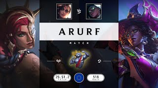 ARURF Match: Super Samira vs Super Senna - EUW server Patch 25.S1.2