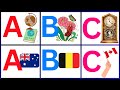 English Alphabets || A B C D E F G H I J K L M N O P Q R S T U V || A for Atlas || A for Australia