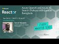 Azure OpenAI and Azure AI Search (Python)
