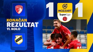 Mozzart Bet Super liga 2024/25 - 11.Kolo: RADNIČKI 1923 – ČUKARIČKI 1:1 (1:0)