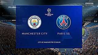 FIFA 21 | Manchester City (CITY) vs Paris Saint-Germain (PSG) | UCL Semi-Final | - PS4 Pro