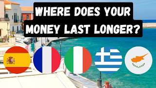 Cost of Living of 5 Southern European Countries Compared | Spain, France, Italy, Greece, & Cyprus
