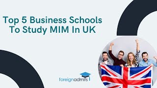 Top 5 Business schools to study MIM in the UK. #shorts #mim #studyabroad #studyinuk #management