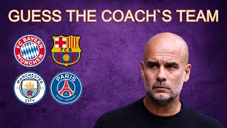 Guess the coach`s team.|football quiz