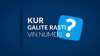 Kur rasti kėbulo numerį VIN - autodna.lt