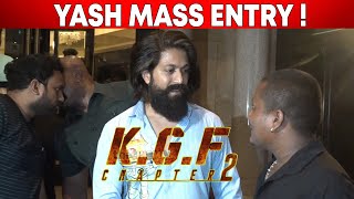 Mass Entry ! | KGF Hero Yash Nice Gesture With Fans | KGF Chapter 2 Press Meet
