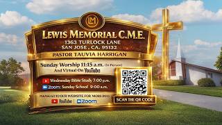 Lewis Memorial CME Church Live 3.29.2026