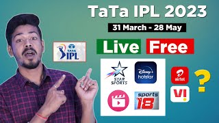 IPL 2023 Live Kaise Dekhe - Tata IPL 2023 Broacasting Rights & all details