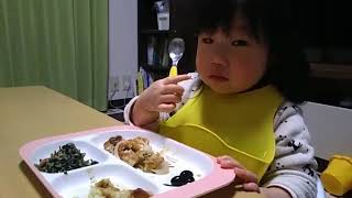 【可愛すぎる】体力の限界・食べながら寝る【1歳児】