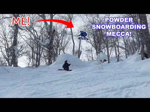 Picture Perfect Day in Japan Snowboarding World Class Conditions!! *RAW*