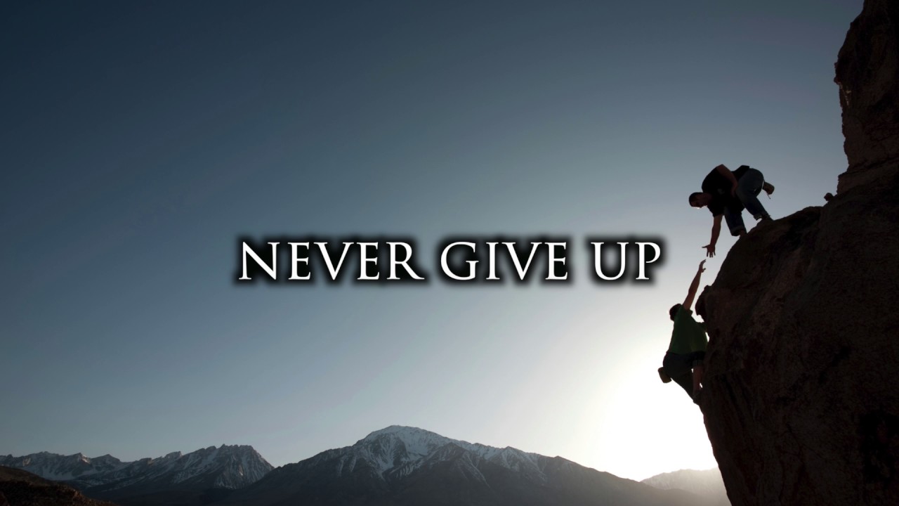 Themes About Never Giving Up - Tommy Gretchen