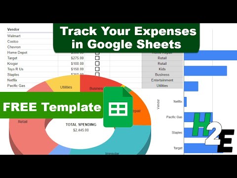 Free Expense Tracker Template For Google Sheets - YouTube