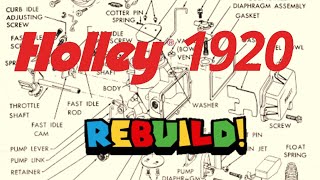 Episode 6 - Rebuilding the Holley 1920 for my 1970 Plymouth Duster