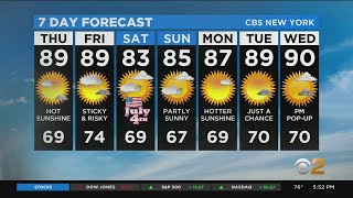 New York Weather: CBS2 7/1 Evening Forecast at 5PM