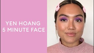 How to: Bright purple eyeshadow tutorial with Yen Hoang