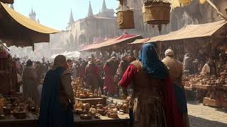 Beautiful Medieval Fantasy Music - [ Medieval Market, Merchants ]  Vol. 61