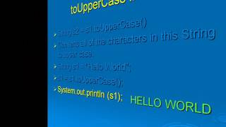 Java Level 1 Using Dr Java Lesson 21 String Class 05 subString, trim, toLowerCase, replace, and