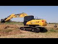 ใหม่ถอดด้าม จัดเงินสด sany sy215c super ace งานขึ้นถนนเข้านา ชมไป บ่นไป excavator ep.8034