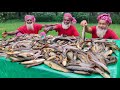 Taki & Shing Fish Mixed Curry Recipe - Snakehead & Stringing Catfish Cooking by Grandpa