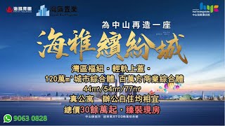 中山海雅繽紛城 |【灣區置業】| 灣區樞紐·輕軌上蓋· 120萬m'城市綜合體 | 百萬方商業綜合體·總價30餘萬起·臻裝現房