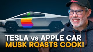 Tesla vs. Apple Car — Elon Roasts Tim!